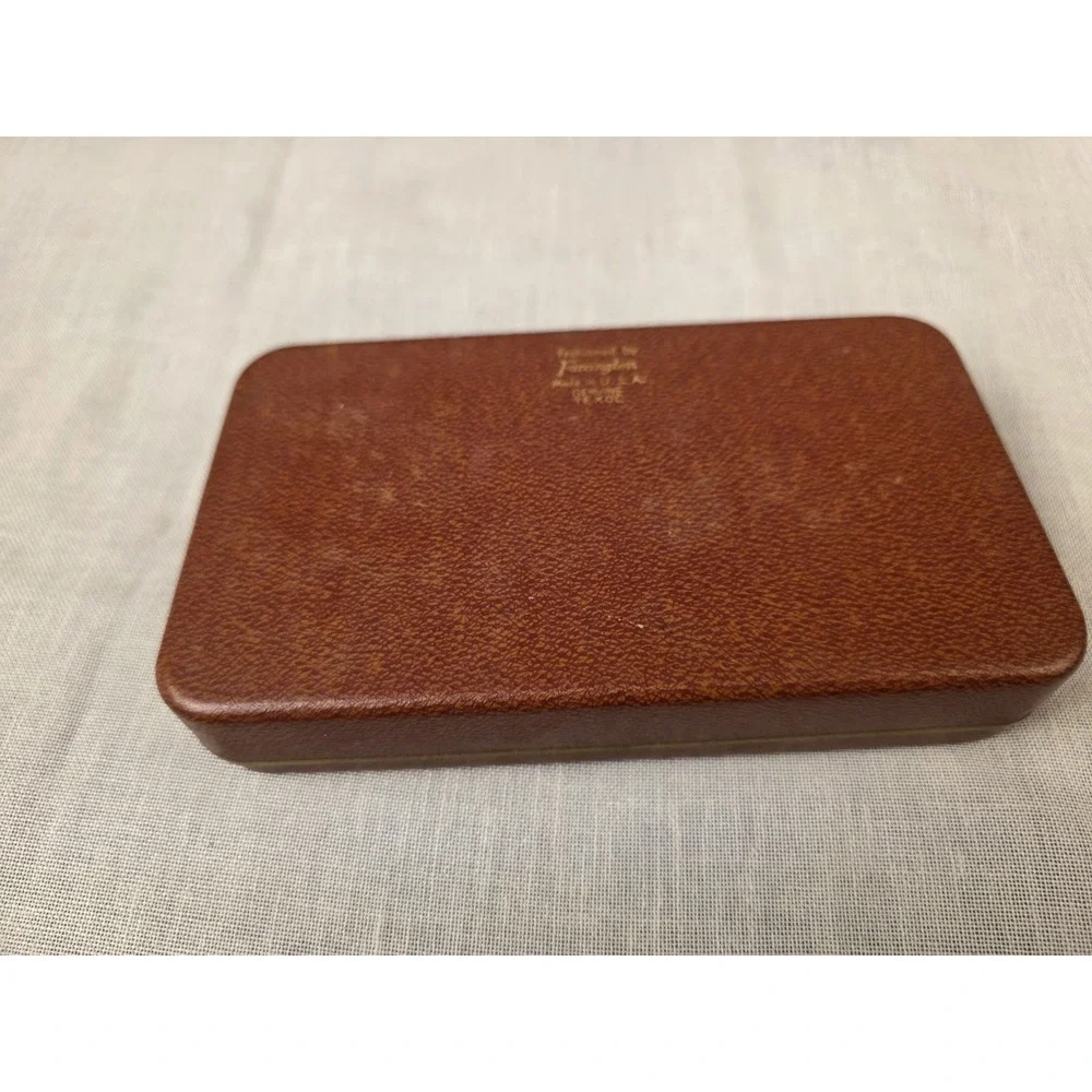 Vintage 3 Compartment Jewelry Box by Farrington Genuine Texol Travel MCM 60s